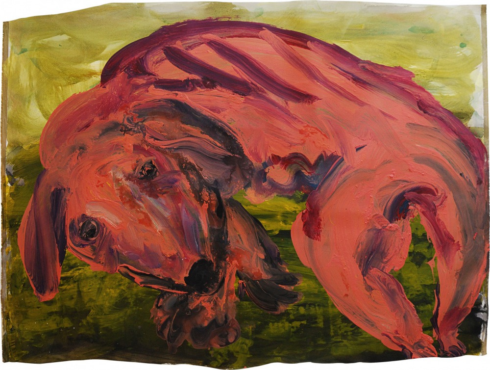 蔡瑞恒 吃手手 108x144cm 壓克力顏料‧畫布 2017<br />