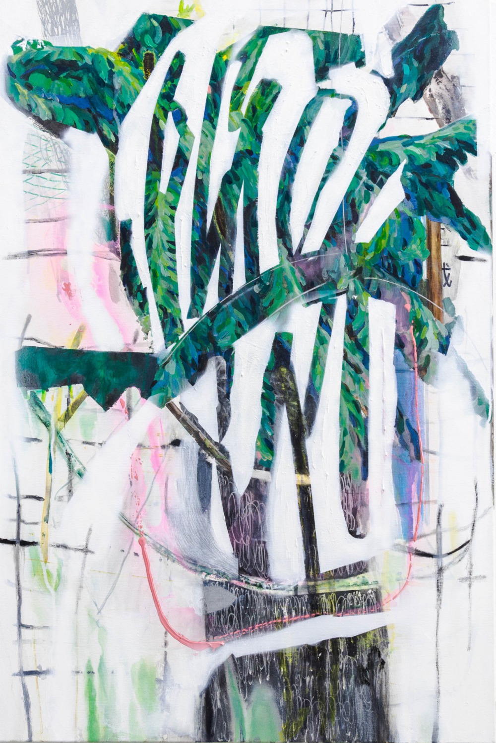 蔡鎮澤 錯了錯了 91x60cm 壓克力顏料 2022<br />