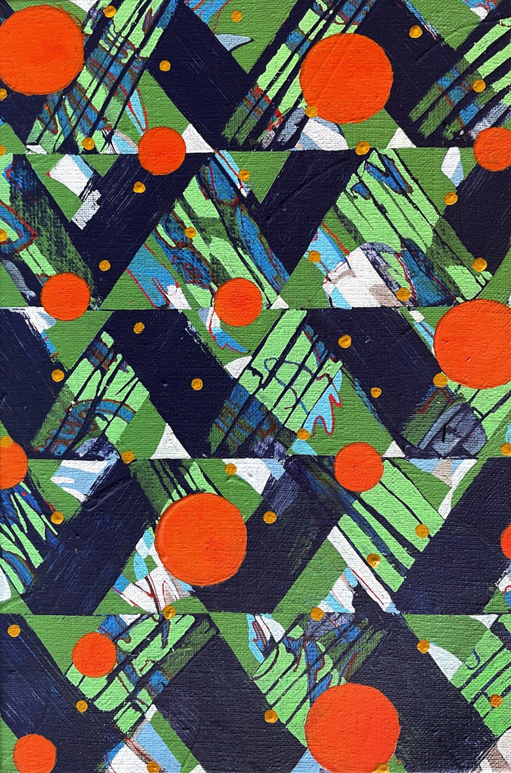 趙璐嘉 景系列2023-4 30x20cm 複合媒材‧畫布 2023<br />