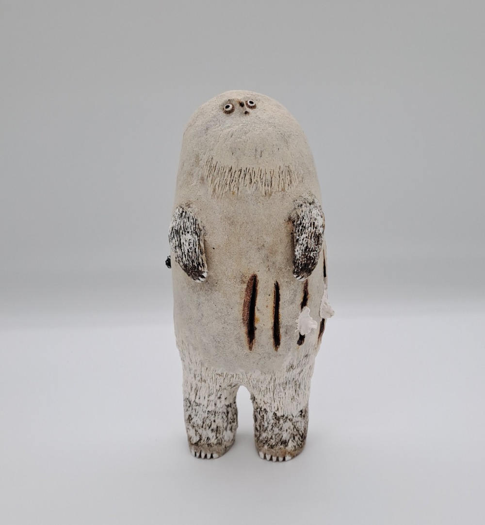常玉蘭--烏雲 白雲 貓頭鷹 7.6×4×21.5cm 陶 2023