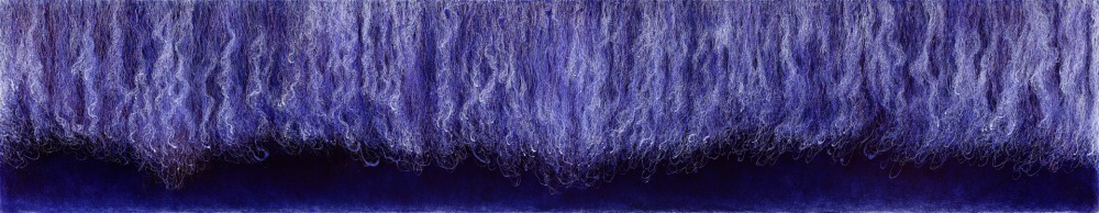胡采炘 風拂 -30x180cm 原子筆、丙烯、畫布 2023
