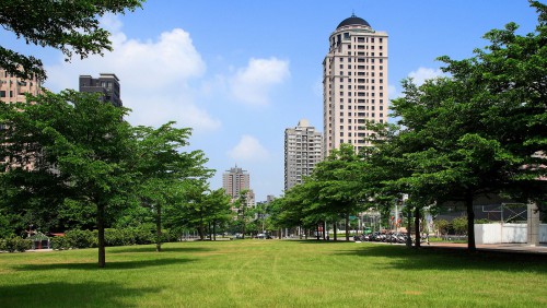 萬坪夏綠地公園實景