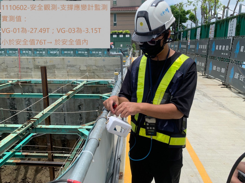 支撐應變計監測